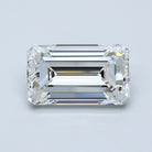 9ct Emerald F VVS2 Natural Diamond