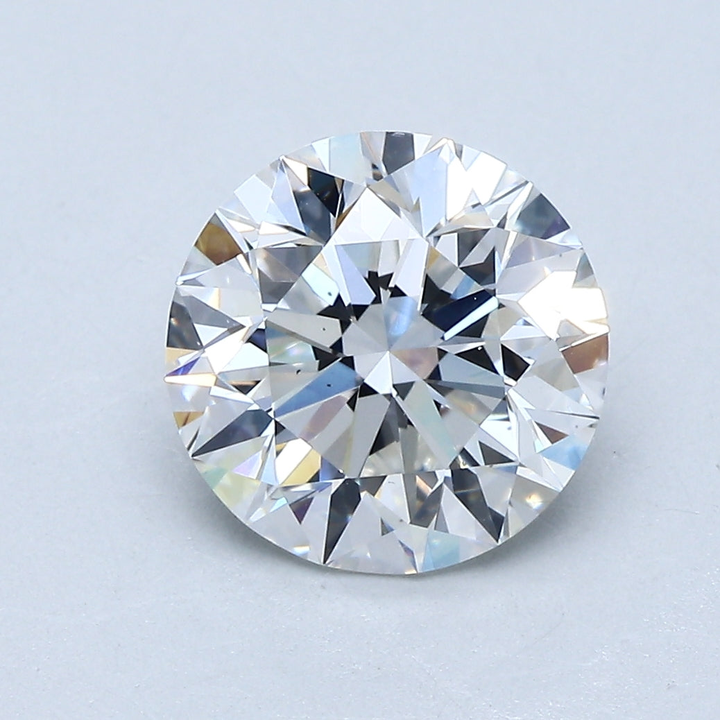 2.8ct Round F VS2 Natural Diamond