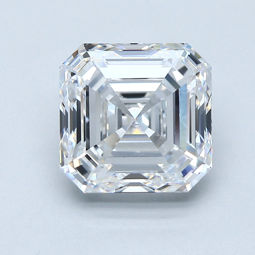 3.21ct Asscher D VVS2 Natural Diamond