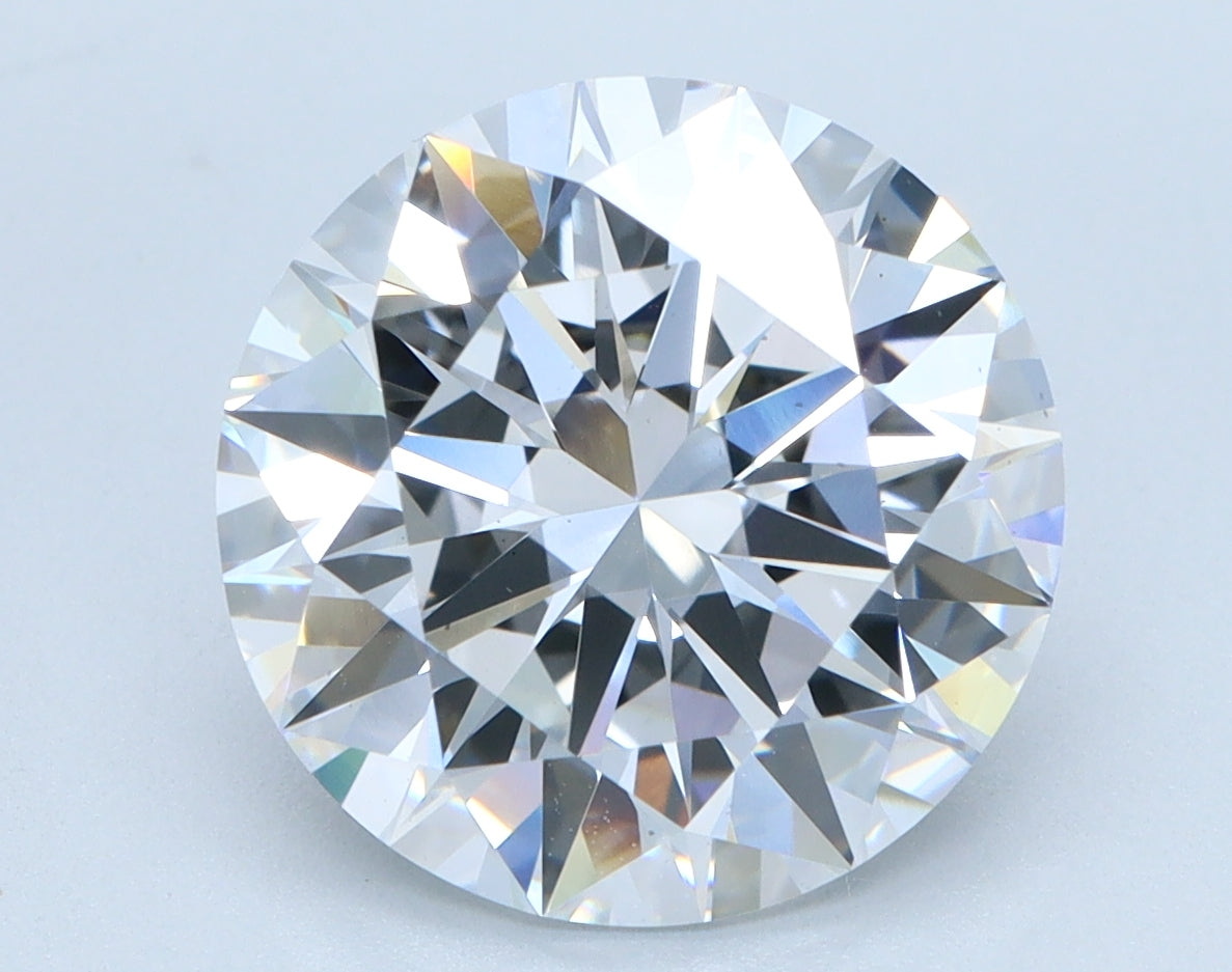 3.9ct Round D VS2 Lab Grown Diamond