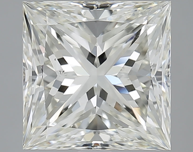 4.02ct Princess K SI1 Natural Diamond