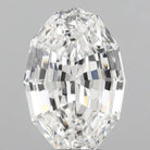 5.02ct Oval Step Cut E VVS2 Lab Grown Diamond