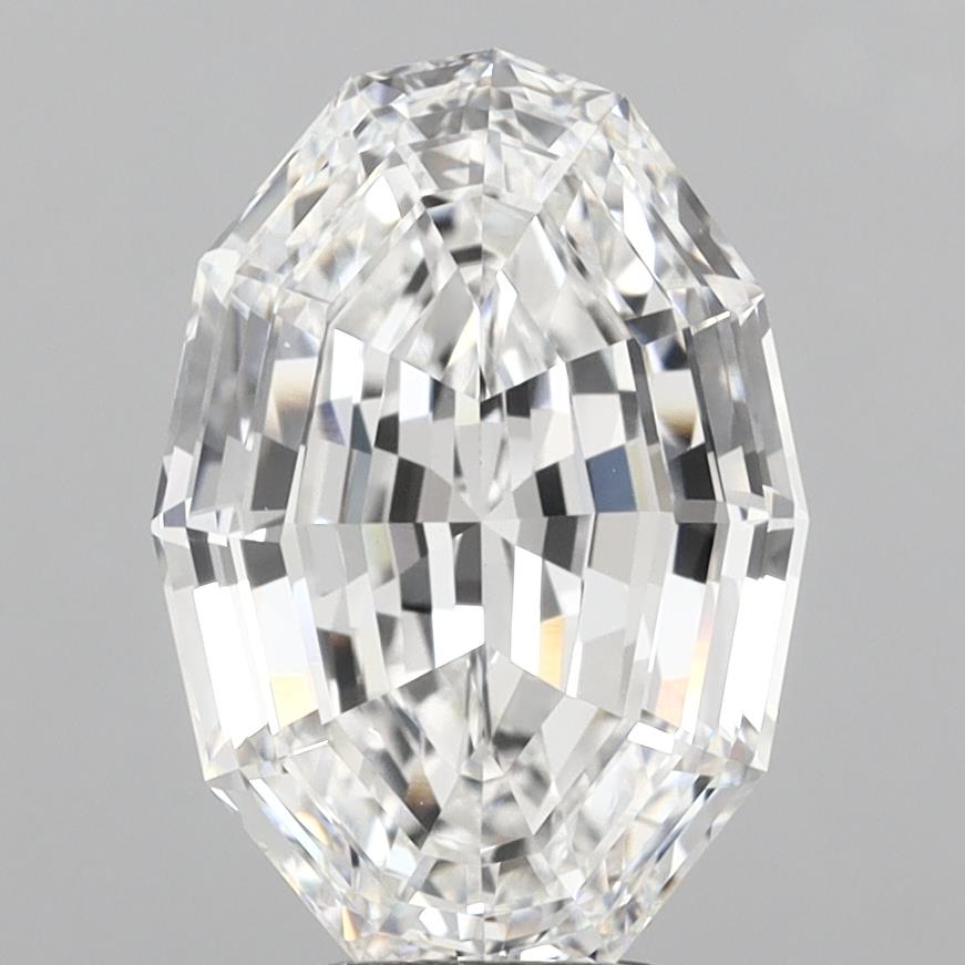 5.02ct Oval Step Cut E VVS2 Lab Grown Diamond