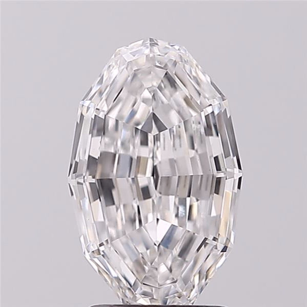 4.08ct Oval Step Cut E VVS2 Lab Grown Diamond