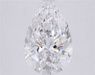 2ct Pear D IF Lab Grown Diamond