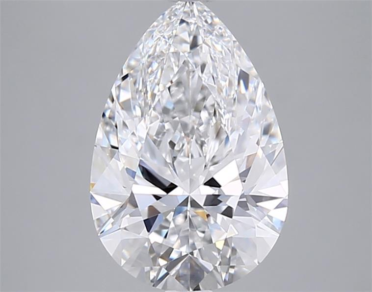 3.13ct Pear D VVS1 Lab Grown Diamond