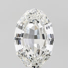 3.2ct Oval Step Cut F VVS2 Lab Grown Diamond