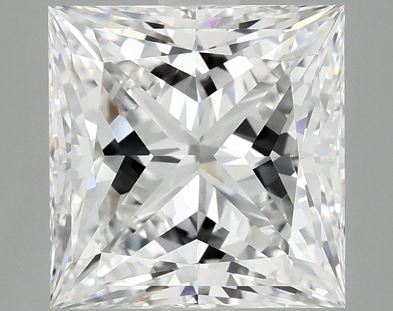 4.1ct Princess D VVS2 Lab Grown Diamond