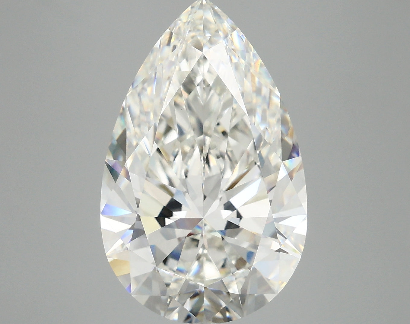 6.12ct Pear F VVS2 Lab Grown Diamond