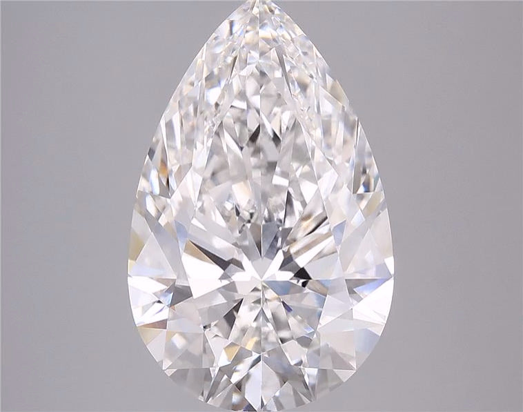 5.74ct Pear F VS1 Lab Grown Diamond