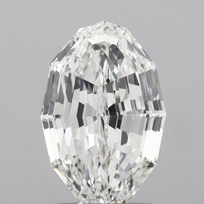2.01ct Step Oval F VS1 Lab Grown Diamond