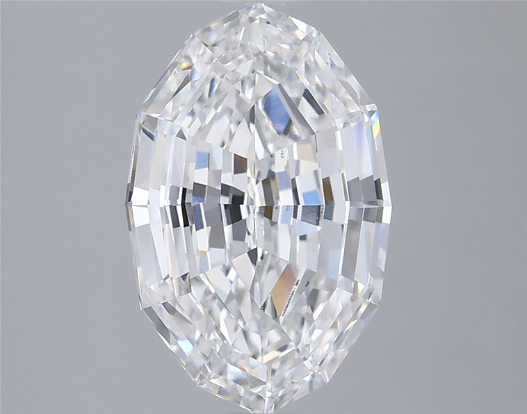 2.85ct Oval Step Cut D VVS2 Lab Grown Diamond
