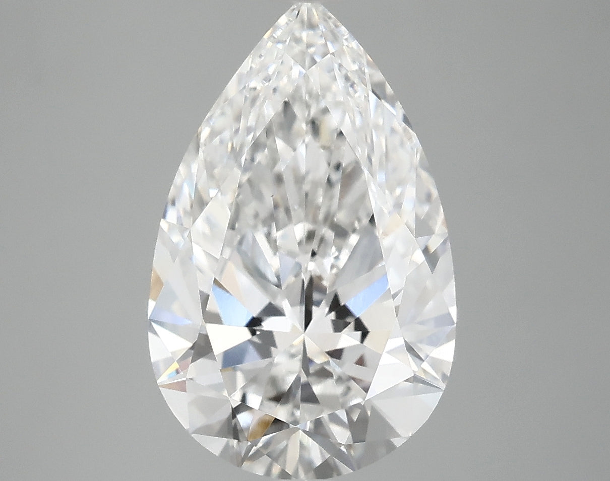 3.94ct Pear D VVS2 Lab Grown Diamond