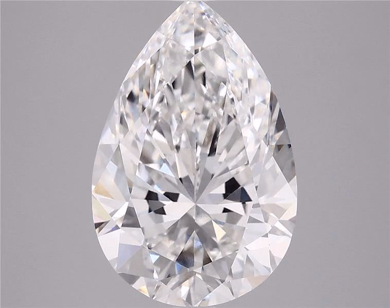 3.95ct Pear F VVS2 Lab Grown Diamond