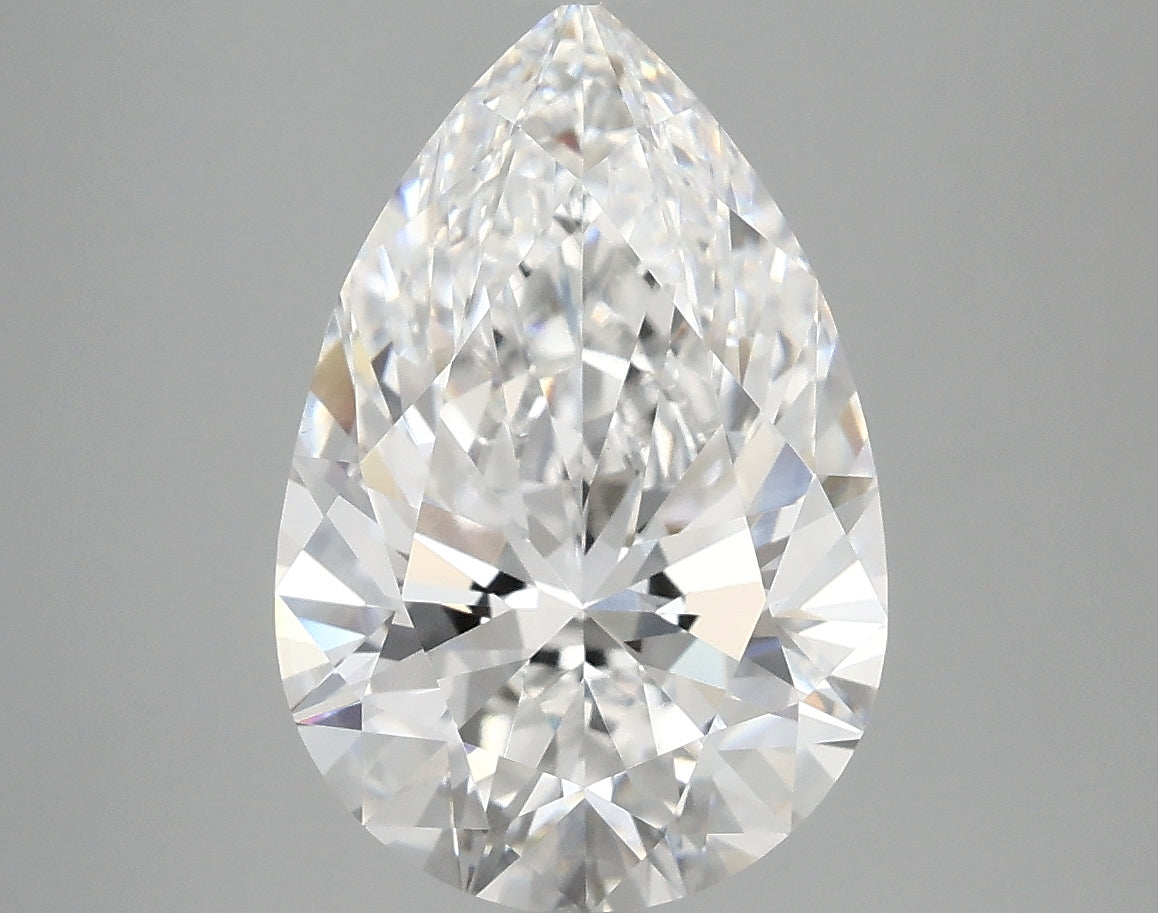 4.1ct Pear D VVS2 Lab Grown Diamond