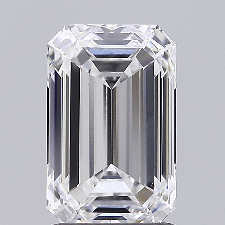 1.7ct Emerald E VS1 Lab Grown Diamond