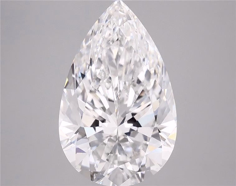 3.88ct Pear F VVS2 Lab Grown Diamond