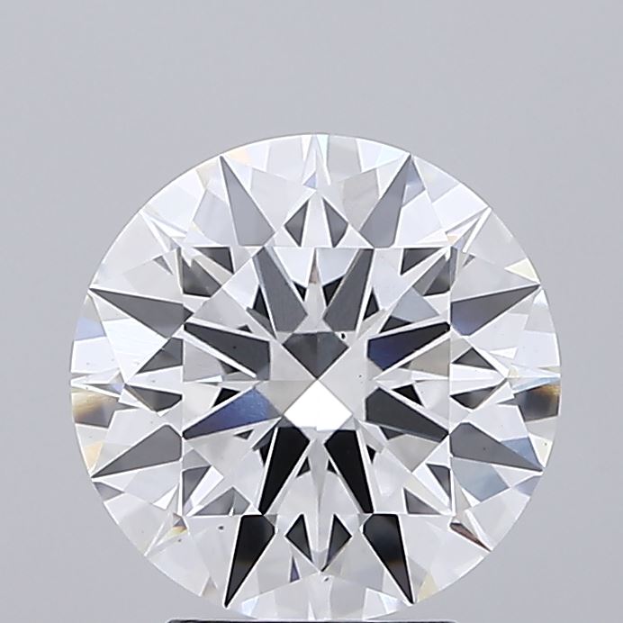 3.44ct Round F VS2 Lab Grown Diamond