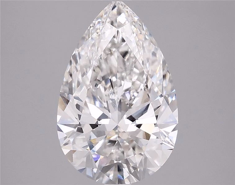 5.55ct Pear F VVS2 Lab Grown Diamond