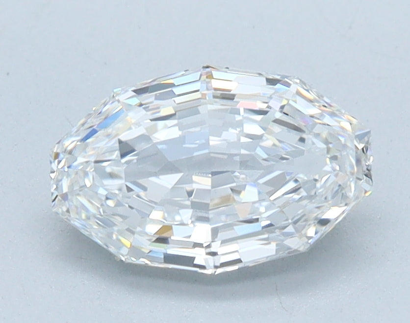 1.09ct Oval Step Cut D VVS2 Lab Grown Diamond