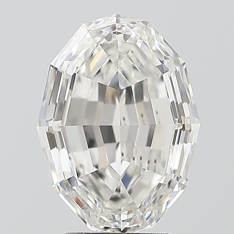 3.1ct Oval Step Cut F VS1 Lab Grown Diamond