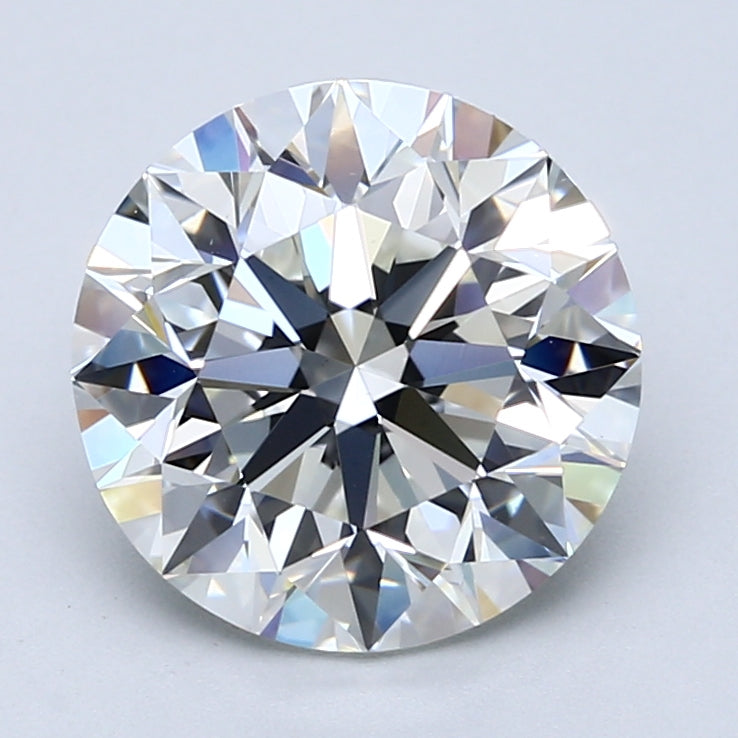 3.71ct Round H VS1 Natural Diamond