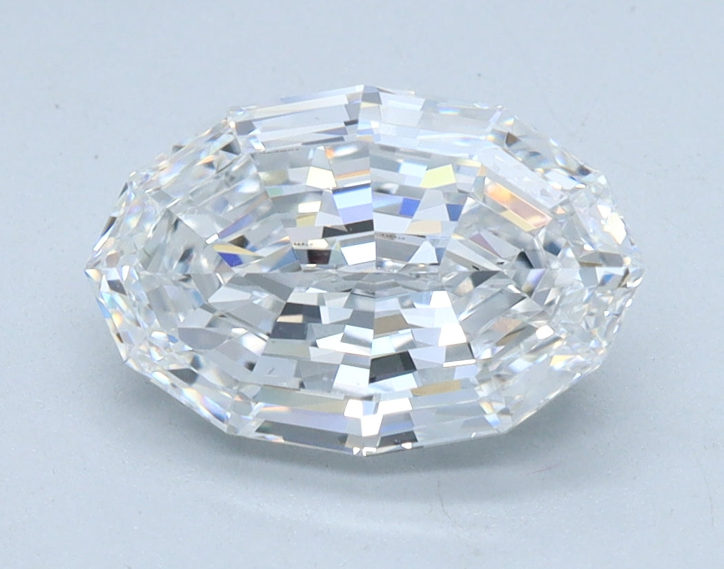 2.04ct Oval Step Cut D VS1 Lab Grown Diamond