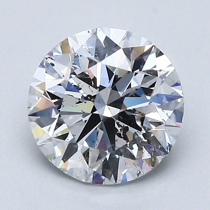 1.6ct Round E I1 Natural Diamond