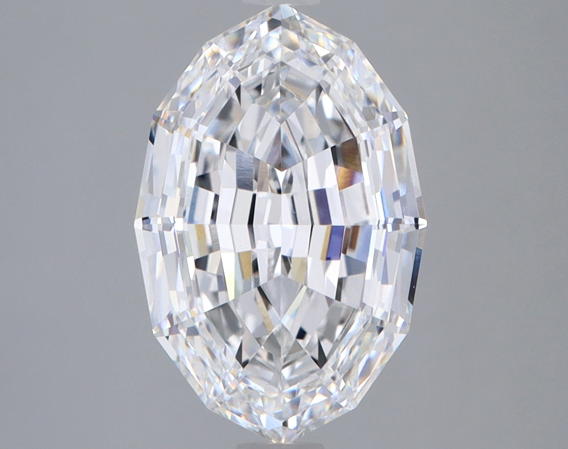 3.66ct Oval Step Cut D VVS2 Lab Grown Diamond