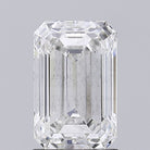 1.83ct Emerald F SI1 Lab Grown Diamond