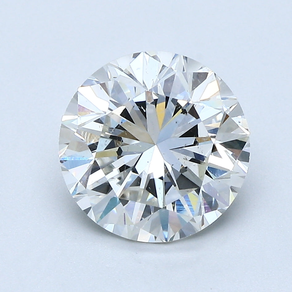 2.57ct Round H SI2 Natural Diamond