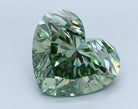 6.02ct Heart Green VS2 Lab Grown Diamond