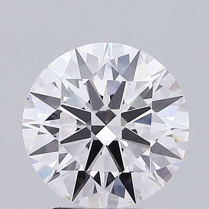 3.28ct Round F VVS2 Lab Grown Diamond