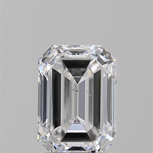 1.55ct Emerald D SI1 Lab Grown Diamond