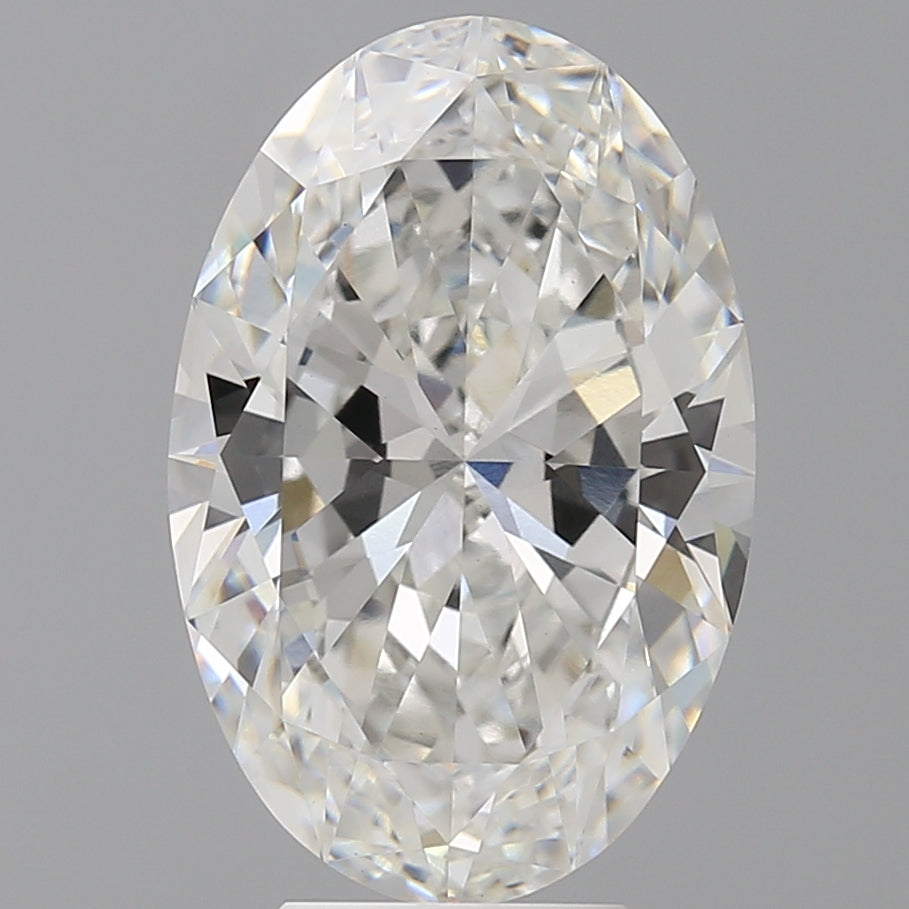 5.54ct Oval F VVS2 Lab Grown Diamond