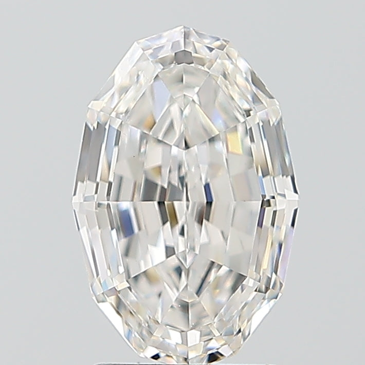 2.11ct Oval Step Cut E VVS2 Lab Grown Diamond