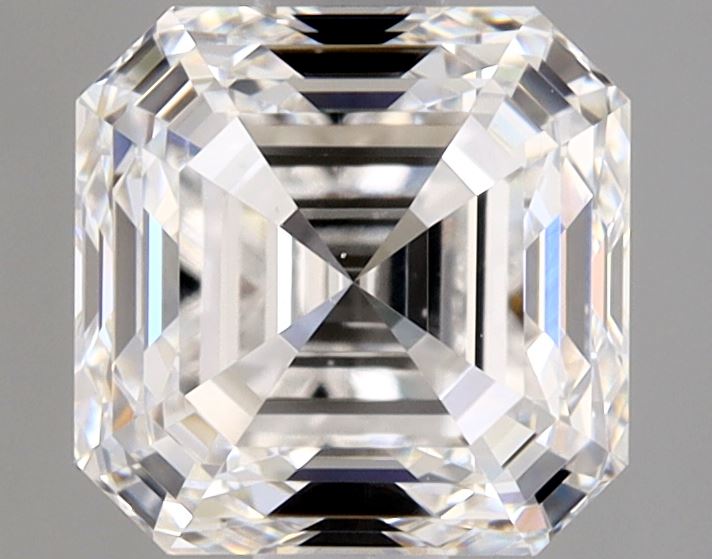 1.1ct Asscher F VS2 Natural Diamond