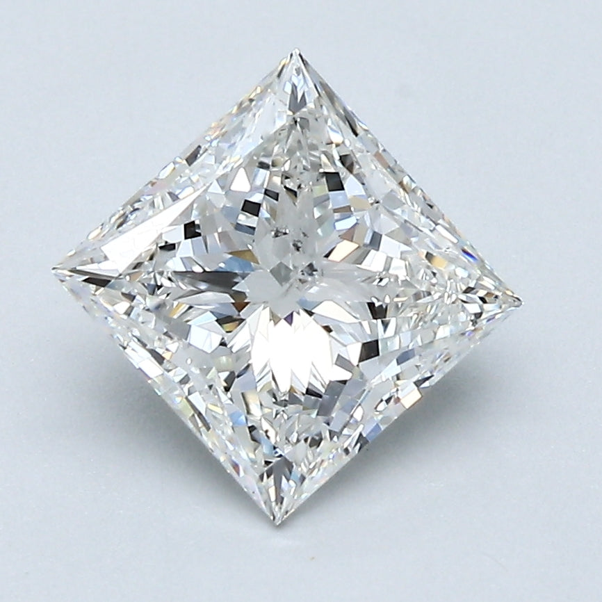 1.8ct Princess G SI2 Natural Diamond