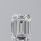 1.7ct Emerald D SI1 Natural Diamond