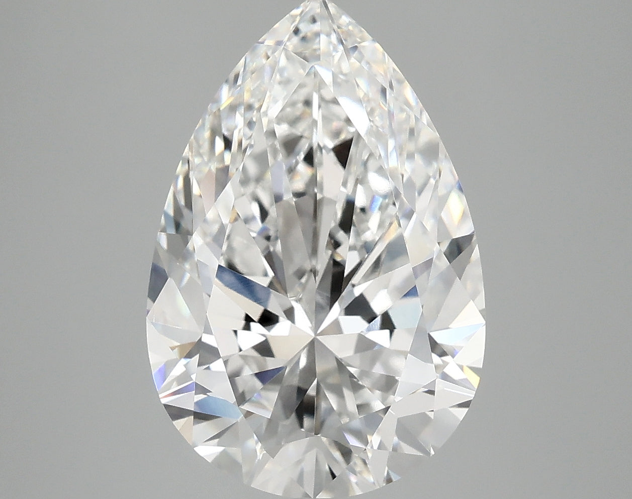 5.51ct Pear E VVS2 Lab Grown Diamond