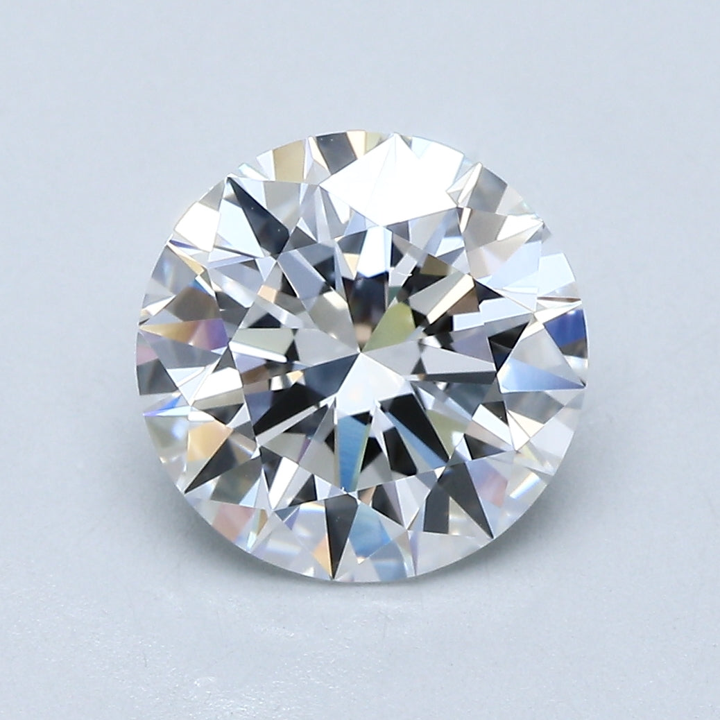 2.76ct Round D VVS2 Natural Diamond