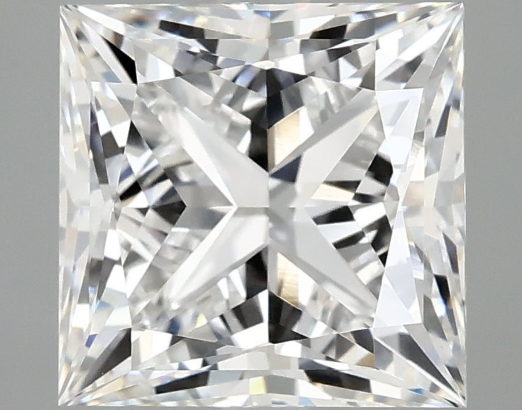 4.1ct Princess E VVS2 Lab Grown Diamond