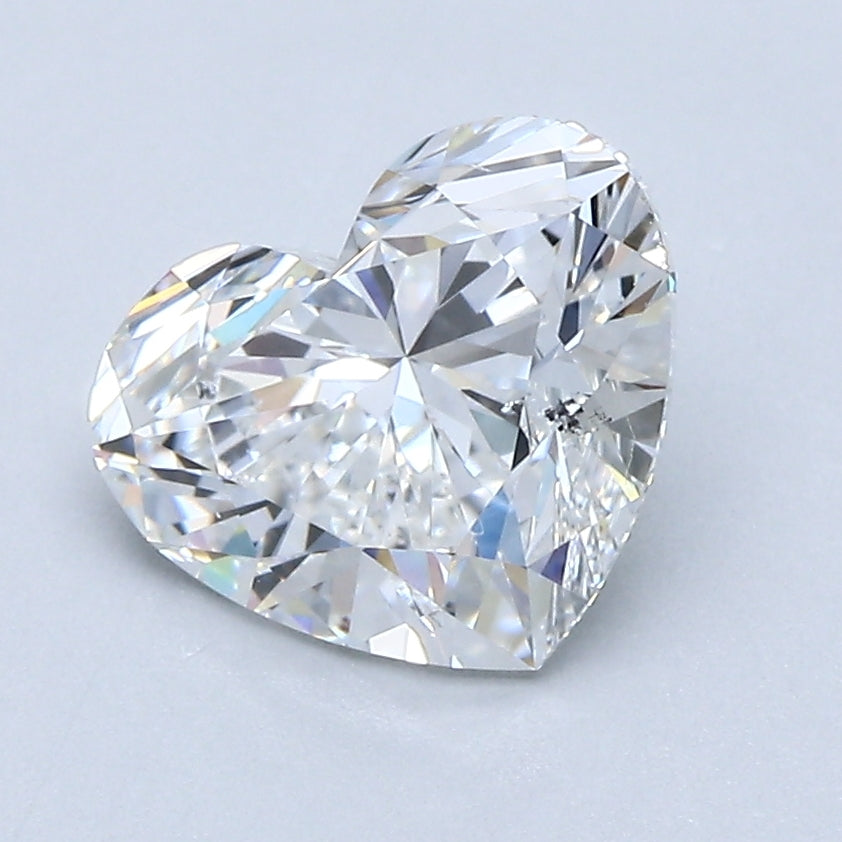 2.01ct Heart F SI1 Natural Diamond