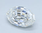 4.03ct Oval Step Cut F VVS2 Lab Grown Diamond