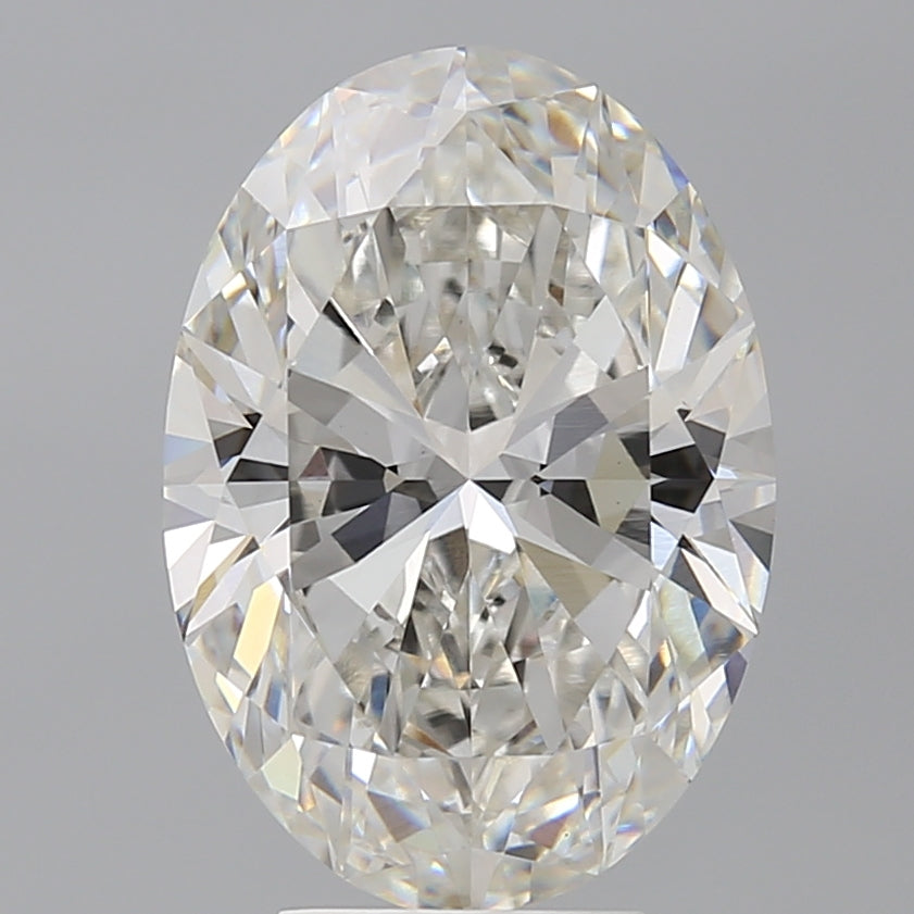5.57ct Oval F VVS2 Lab Grown Diamond