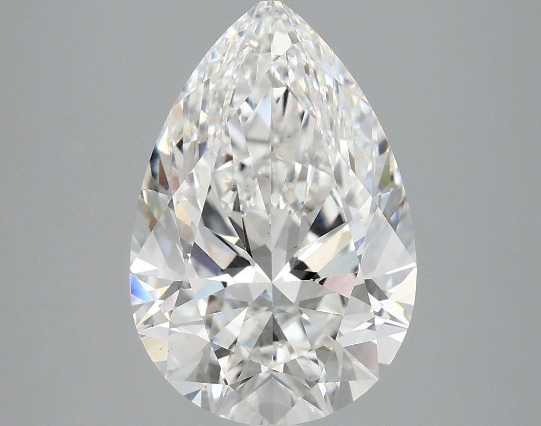 3.78ct Pear E VS1 Lab Grown Diamond