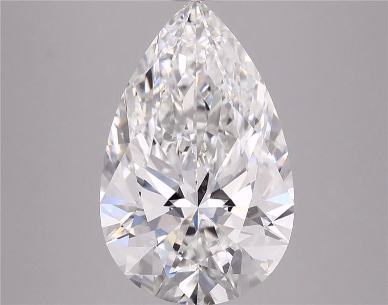 3.94ct Pear F VVS2 Lab Grown Diamond