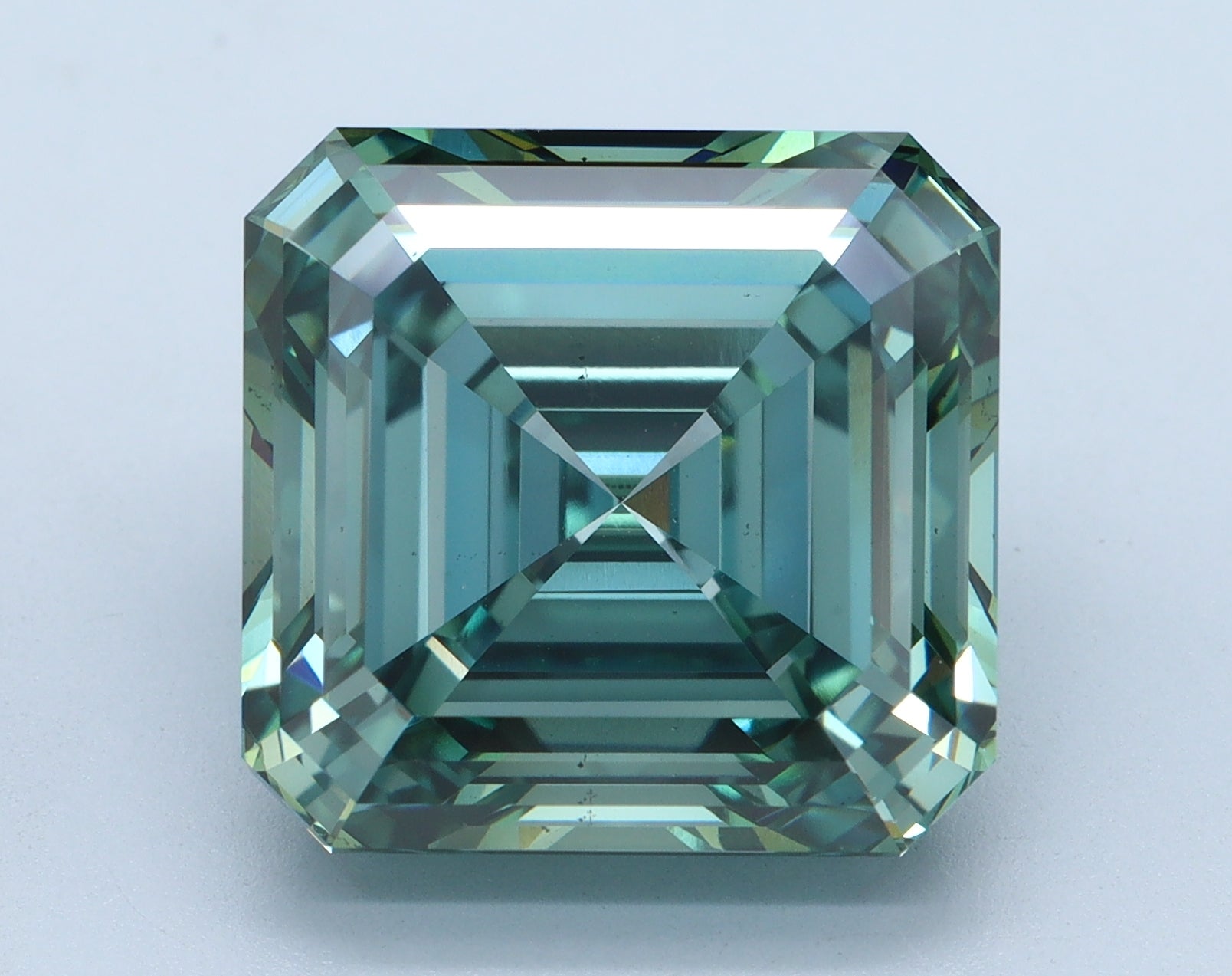 10.05ct Asscher Green VS2 Lab Grown Diamond
