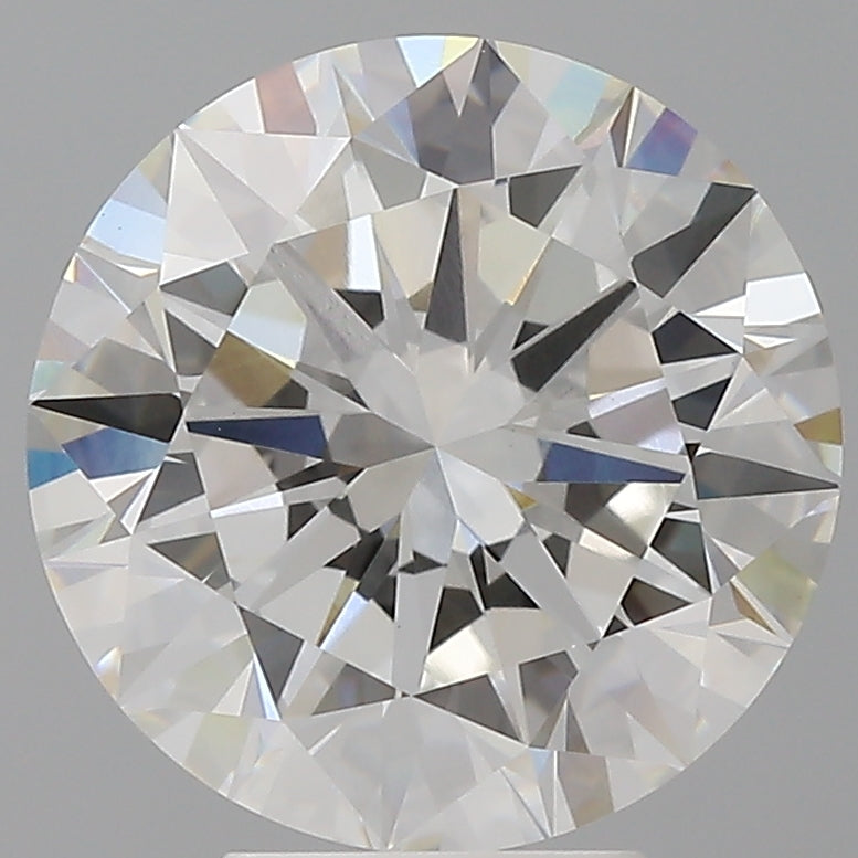 5.45ct Round F VVS2 Lab Grown Diamond