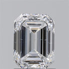 1.54ct Emerald D SI1 Lab Grown Diamond